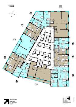 1-к квартира, вторичка, 46м2, 30/30 этаж