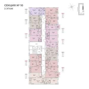 2-к квартира, строящийся дом, 63м2, 3/6 этаж
