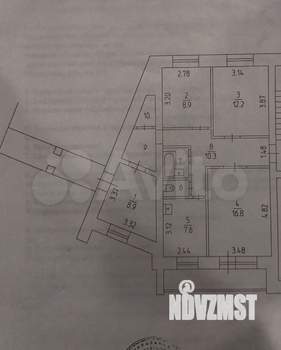 4-к квартира, вторичка, 72м2, 4/5 этаж