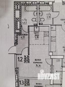 Студия квартира, вторичка, 29м2, 13/26 этаж