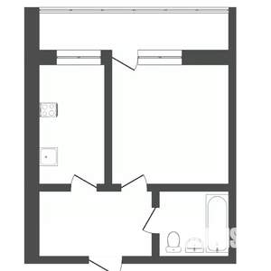 1-к квартира, вторичка, 37м2, 9/15 этаж