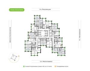 1-к квартира, вторичка, 48м2, 4/30 этаж
