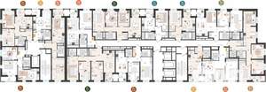 3-к квартира, вторичка, 63м2, 4/25 этаж