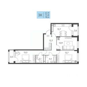 Фото квартиры на продажу (1)