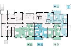 2-к квартира, вторичка, 48м2, 1/16 этаж