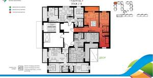 3-к квартира, вторичка, 56м2, 4/8 этаж
