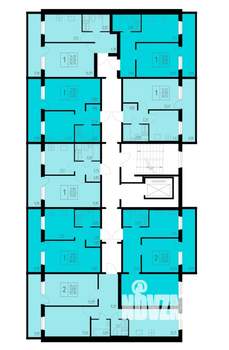 1-к квартира, строящийся дом, 33м2, 2/9 этаж