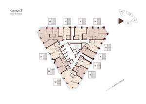 2-к квартира, строящийся дом, 40м2, 5/28 этаж