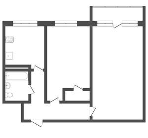 2-к квартира, вторичка, 45м2, 5/5 этаж