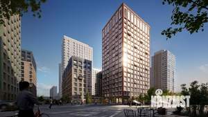 1-к квартира, строящийся дом, 38м2, 7/9 этаж
