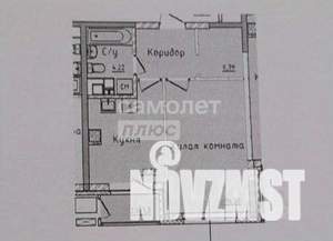 1-к квартира, вторичка, 40м2, 6/12 этаж