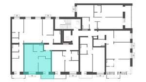 1-к квартира, вторичка, 41м2, 3/6 этаж