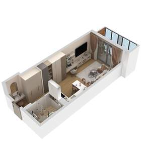 Студия квартира, вторичка, 31м2, 2/9 этаж