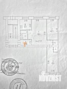 3-к квартира, вторичка, 54м2, 1/5 этаж