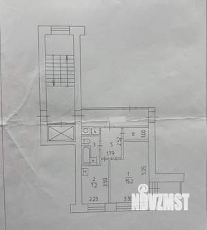 1-к квартира, вторичка, 33м2, 9/9 этаж