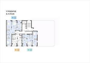 3-к квартира, вторичка, 79м2, 9/22 этаж