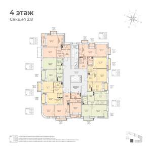 2-к квартира, вторичка, 54м2, 4/6 этаж