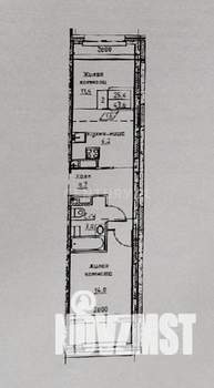 2-к квартира, вторичка, 44м2, 4/10 этаж