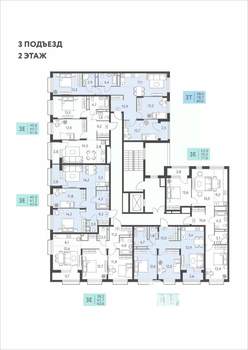 3-к квартира, вторичка, 64м2, 2/22 этаж
