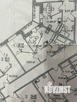 1-к квартира, вторичка, 40м2, 8/16 этаж