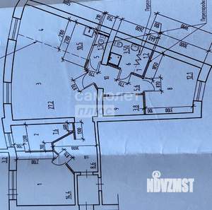 3-к квартира, вторичка, 96м2, 9/11 этаж