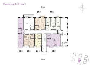 1-к квартира, вторичка, 31м2, 1/4 этаж