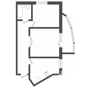 2-к квартира, вторичка, 57м2, 8/12 этаж