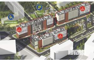 1-к квартира, сданный дом, 36м2, 6/10 этаж