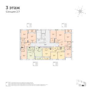 2-к квартира, вторичка, 42м2, 3/6 этаж