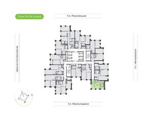 1-к квартира, вторичка, 36м2, 18/30 этаж