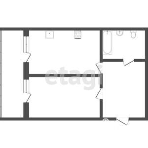 2-к квартира, вторичка, 48м2, 3/8 этаж