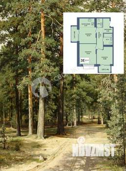 3-к квартира, строящийся дом, 60м2, 7/10 этаж