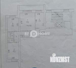 3-к квартира, вторичка, 61м2, 9/9 этаж