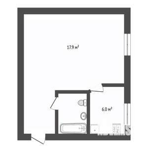 1-к квартира, вторичка, 30м2, 4/5 этаж