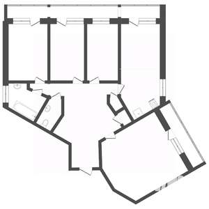 4-к квартира, вторичка, 186м2, 16/16 этаж