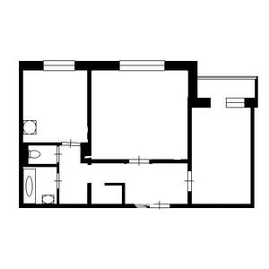 2-к квартира, вторичка, 54м2, 2/9 этаж