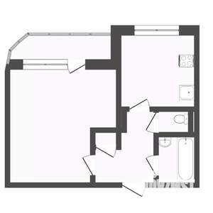 1-к квартира, вторичка, 34м2, 2/9 этаж