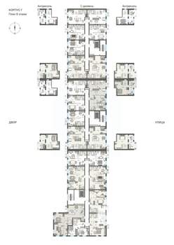 Студия квартира, вторичка, 70м2, 6/6 этаж