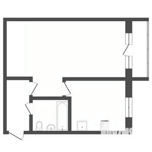1-к квартира, вторичка, 34м2, 9/9 этаж