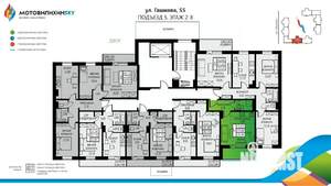 1-к квартира, вторичка, 28м2, 4/8 этаж