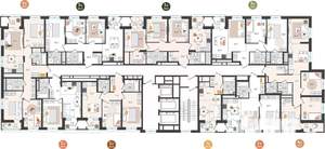 3-к квартира, вторичка, 64м2, 24/25 этаж