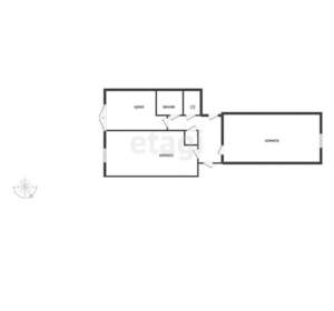 2-к квартира, вторичка, 44м2, 2/5 этаж