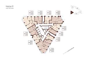 1-к квартира, строящийся дом, 40м2, 12/28 этаж