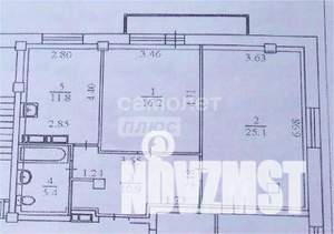 2-к квартира, вторичка, 69м2, 14/19 этаж