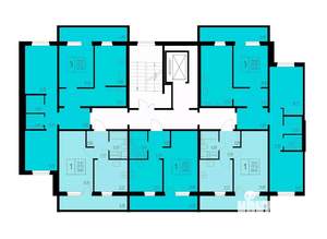 1-к квартира, строящийся дом, 31м2, 7/10 этаж