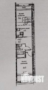 2-к квартира, вторичка, 44м2, 4/10 этаж