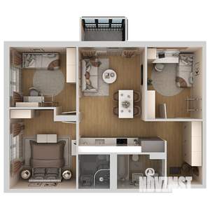 4-к квартира, вторичка, 68м2, 4/9 этаж