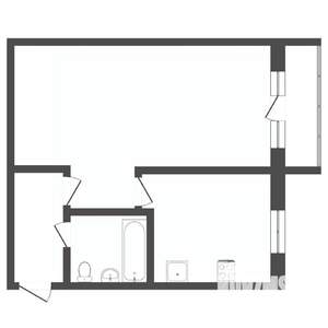 1-к квартира, вторичка, 30м2, 2/5 этаж