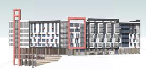 3-к квартира, строящийся дом, 77м2, 2/6 этаж
