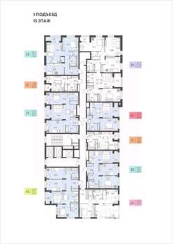 3-к квартира, вторичка, 61м2, 15/22 этаж